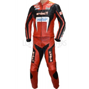 Aruba.it Racing Ducati Team MotoGP Biker Motorcycle Two Piece Suit